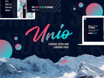 Unio - Coming Soon & Landing Page Template Yazı Tipi