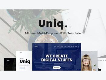 Uniq - Minimal Multipurpose Creative HTML Template Yazı Tipi