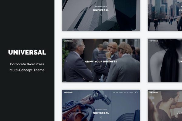 Universal - Corporate  Multi-Concept Them WordPress Teması