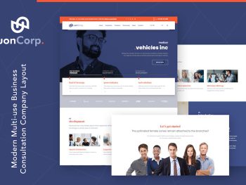 Uon Corp - Company and Business Consultation WordP WordPress Teması