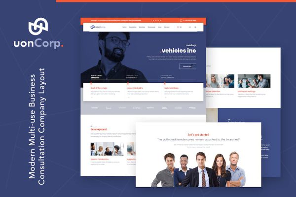 Uon Corp - Company and Business Consultation WordP WordPress Teması