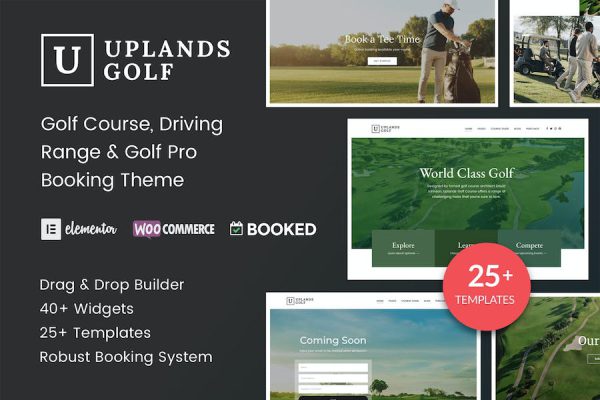 Uplands - Golf Course WordPress Teması