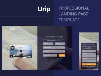 Urip - Professional Landing Page Template Yazı Tipi