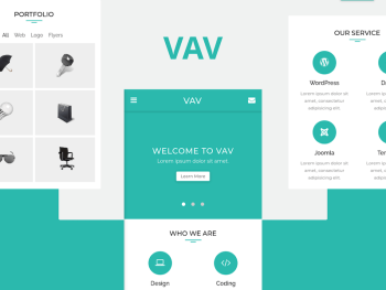 VAV - Clean Mobile Template Yazı Tipi
