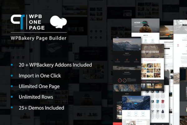 VPB One Page Builder - Addons for VPBakery WordPress Eklentisi