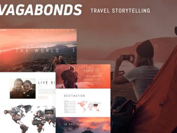 Vagabonds - Personal Travel & Lifestyle Blog Theme WordPress Teması