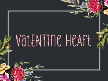 Valentine Heart Yazı Tipi