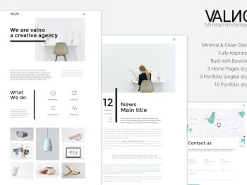 Valno - Minimal Creative Multi page Portfolio Yazı Tipi
