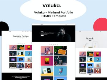 Valuka - Minimal Portfolio HTML5 Template Yazı Tipi