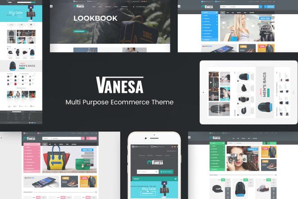 Vanesa - Responsive WooCommerce Fashion Theme WordPress Teması
