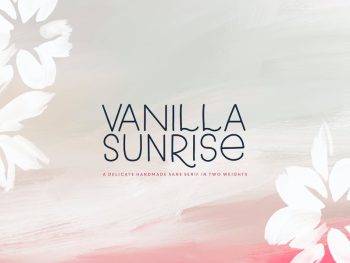 Vanilla Sunrise Font Yazı Tipi
