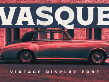 Vasque - Vintage Display Fonts Yazı Tipi