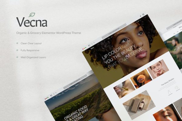 Vecna - Organic & Grocery WordPress Teması