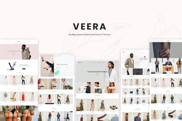 Veera – Multipurpose WooCommerce Theme WordPress Teması