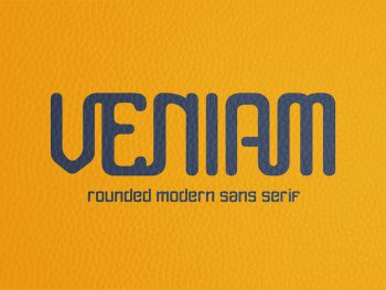 Veniam - Rounded Modern Sans Serif Yazı Tipi