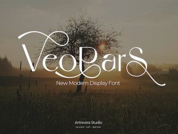 Veopars - Decorative Font Yazı Tipi