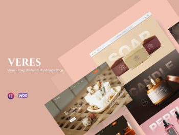 Veres - Handmade Soap & Candles Shop WordPress Teması