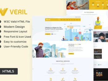 Veril - Construction and Industrial HTML Template Yazı Tipi