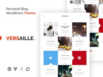 Versaille - Personal Blog WordPress Teması