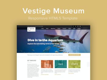 Vestige Museum - Responsive HTML5 Template Yazı Tipi