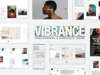 Vibrance - Photography Elementor Theme WordPress Teması