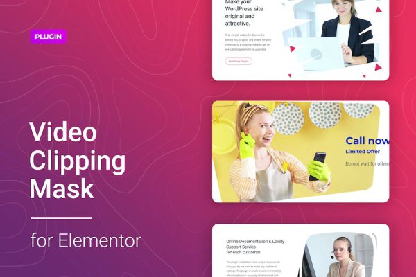 Video Clipping Mask for Elementor WordPress Eklentisi