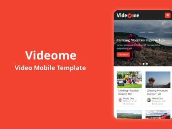 Videome - Video Mobile Template Yazı Tipi