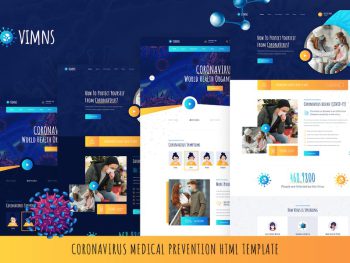 Vimns - Coronavirus Medical Prevention HTML Yazı Tipi