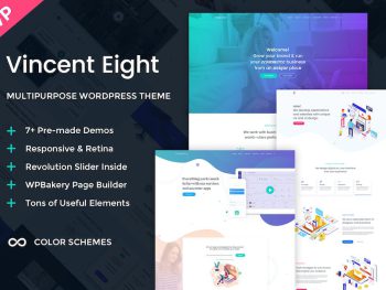 Vincent Eight - Multipurpose WordPress Teması