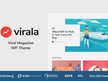 Virala - Viral Magazine WordPress Teması