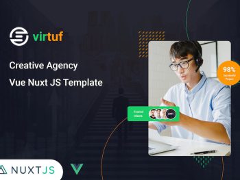 Virtuf – Creative Agency Vue Nuxt JS Template Yazı Tipi