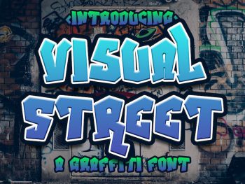 Visual Street - Graffiti Font Yazı Tipi