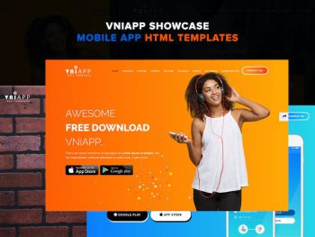 VniApp - Showcase Mobile App HTML Template Yazı Tipi