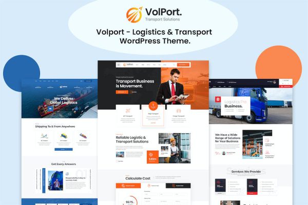 Volport - Logistics & Transport WordPress Teması