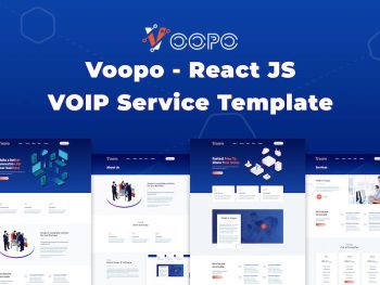 Voopo - React JS VOIP Service Template Yazı Tipi