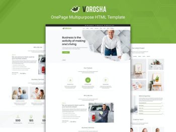 Vorosha - Multipurpose HTML Template Yazı Tipi