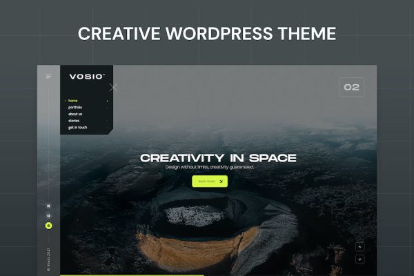 Vosio - Creative  Portfolio WordPress Teması