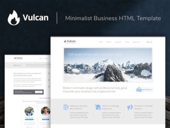 Vulcan - Minimalist Business HTML Template Yazı Tipi