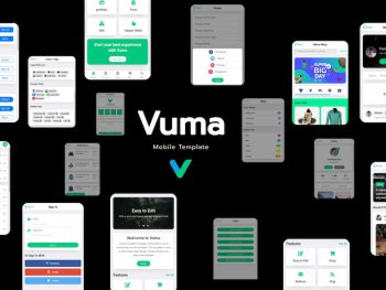 Vuma - Mobile Template Yazı Tipi