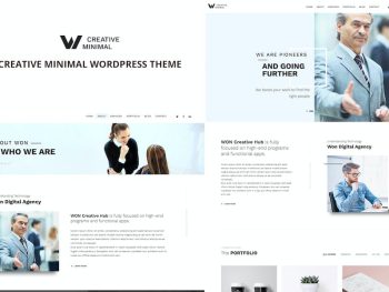 WON Creative Minimal WordPress Teması