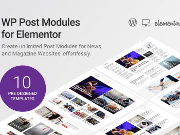 WP Post Modules for Elementor WordPress Eklentisi