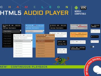 WPBakery Addon - Chameleon Audio Player WordPress Eklentisi