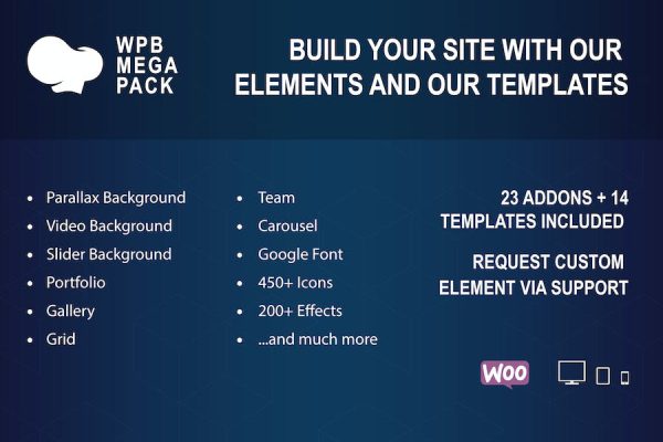WPBakery Mega Pack - Addons and Templates WordPress Eklentisi