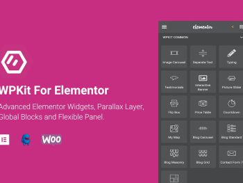 WPKit For Elementor - Advanced Widgets & Addon WordPress Eklentisi