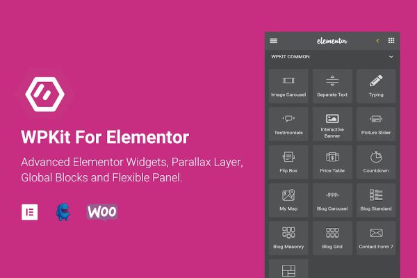 WPKit For Elementor - Advanced Widgets & Addon WordPress Eklentisi