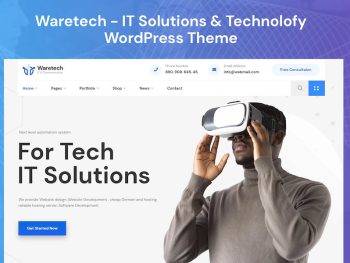 Waretech - IT Solutions WordPress Teması