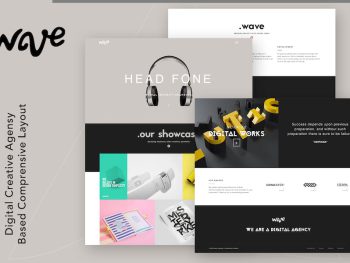 Wave | Agency & Freelancer Portfolio Yazı Tipi