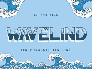 Wavelind | Fancy Handwritten Font Yazı Tipi