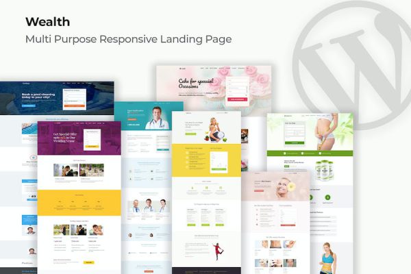 Wealth – Multi-Purpose Landing Page  Them WordPress Teması