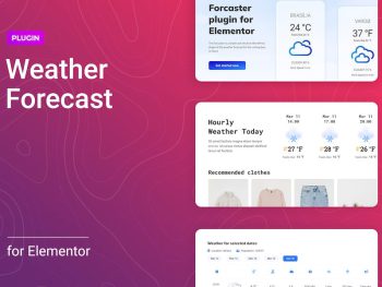 Weather Forecast for Elementor WordPress Eklentisi